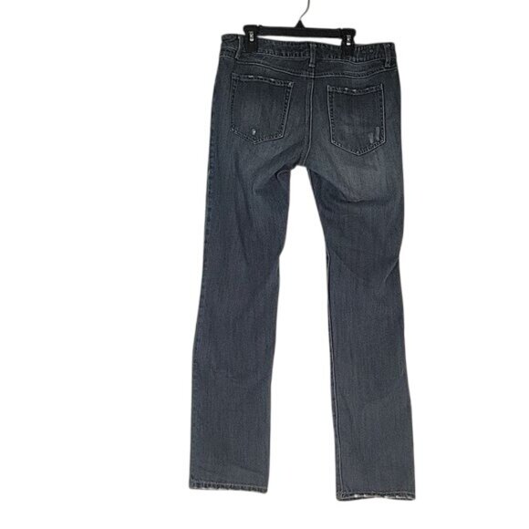 Cabi Jeans Slim Boyfriend Fit Distressed Denim Womens 8 Blue luxury designer - Picture 4 of 7